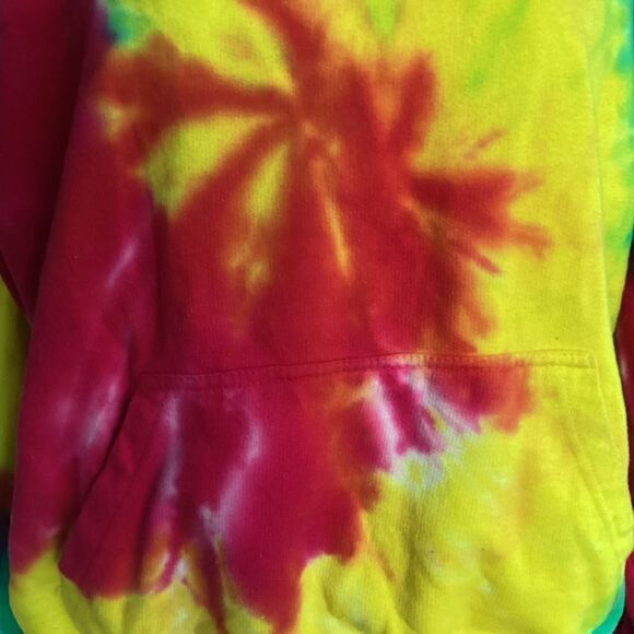 Zunie medium tie dye hoodie. 0648 - Picture 7 of 9